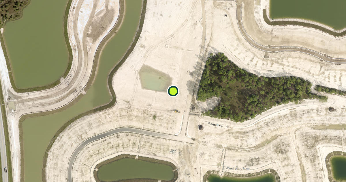 Satellite view of Palm Bay Pickleball Courts