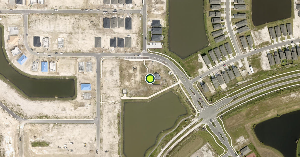 Satellite view of Palm Bay Pickleball Courts