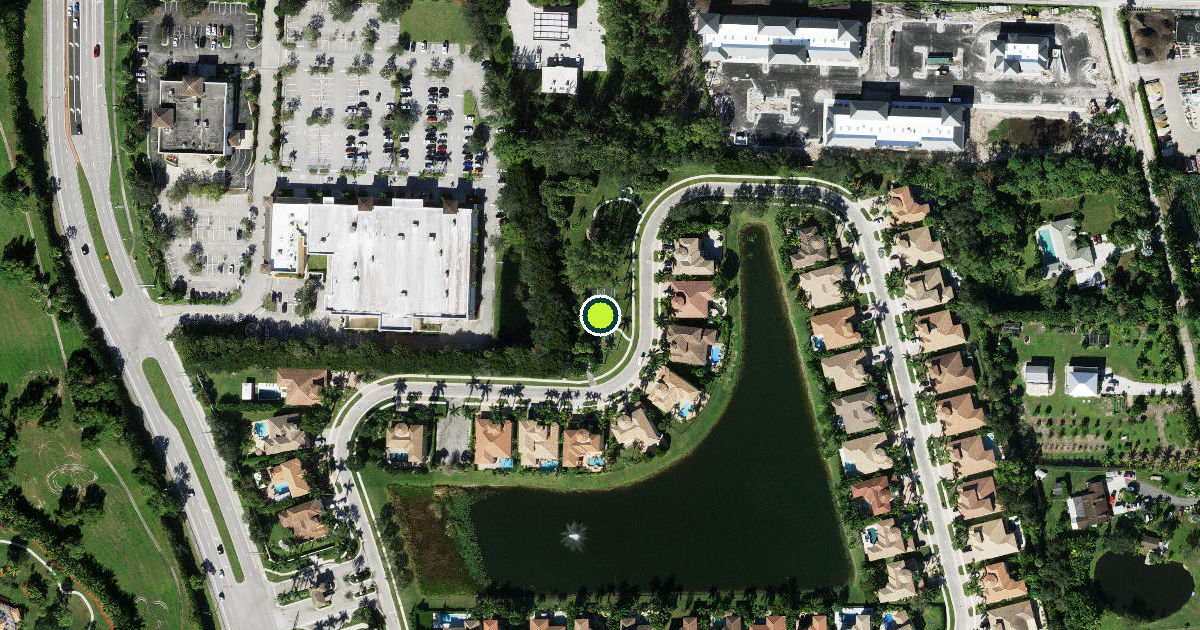 Satellite view of Palm Beach County Pickleball Courts