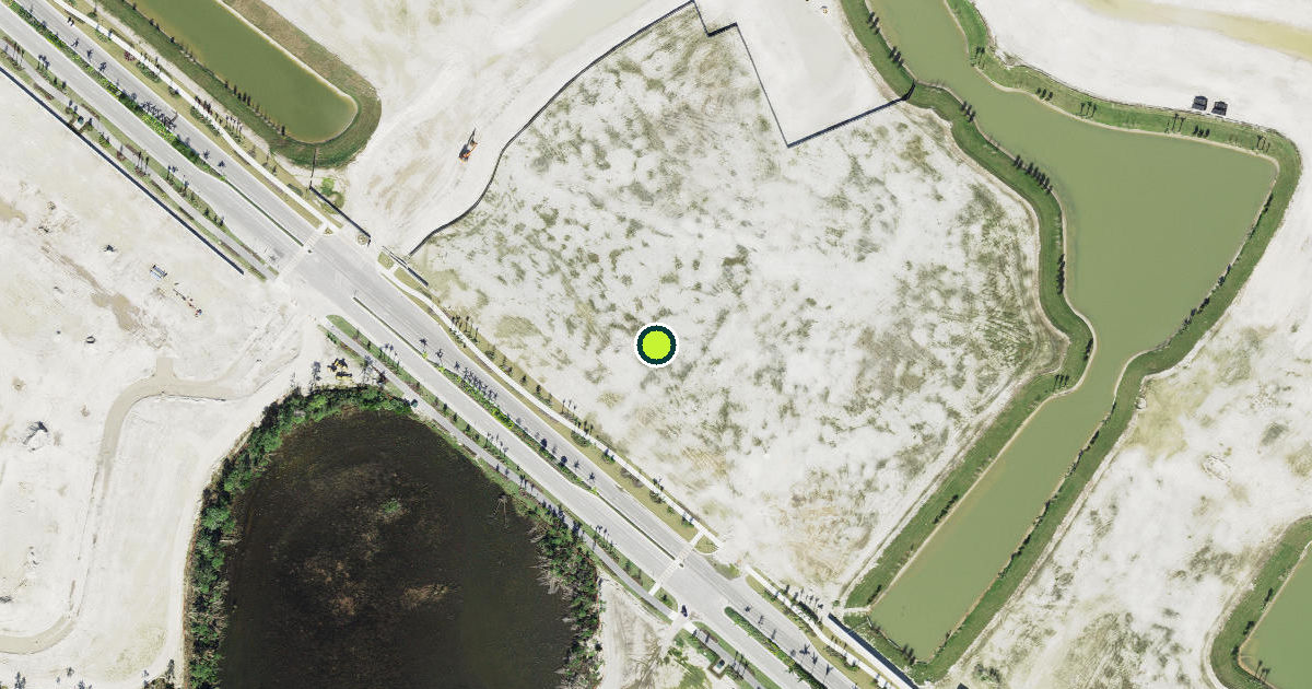 Satellite view of Palm Beach Gardens Pickleball Courts