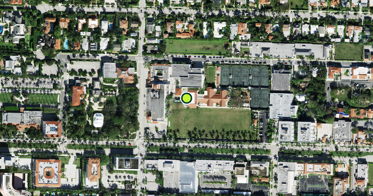 Satellite view of Palm Beach Pickleball Courts