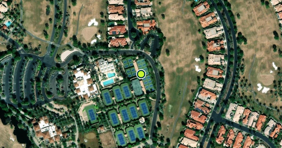Satellite view of Palm Desert Pickleball Courts