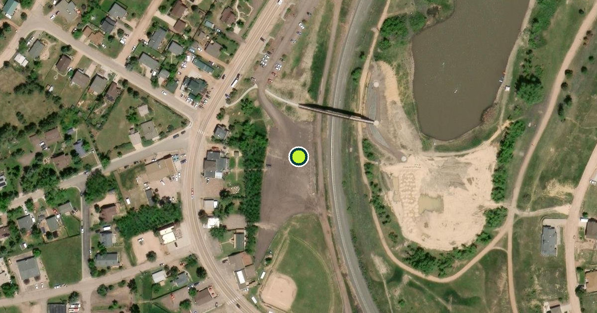 Satellite view of Palmer Lake Regional Recreation Area Pickleball Courts