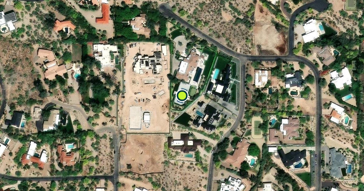 Satellite view of Paradise Valley Pickleball Courts