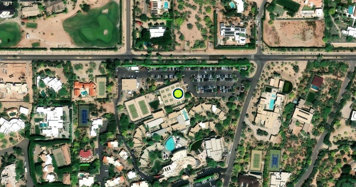 Satellite view of Paradise Valley Pickleball Courts