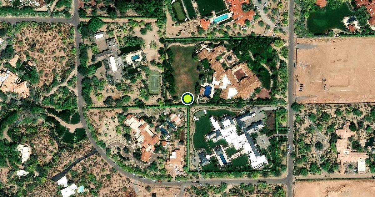 Satellite view of Paradise Valley Pickleball Courts