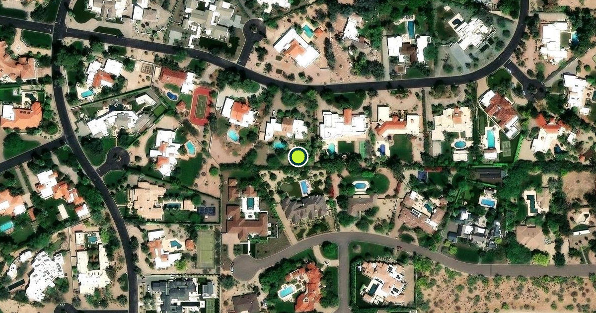 Satellite view of Paradise Valley Pickleball Courts