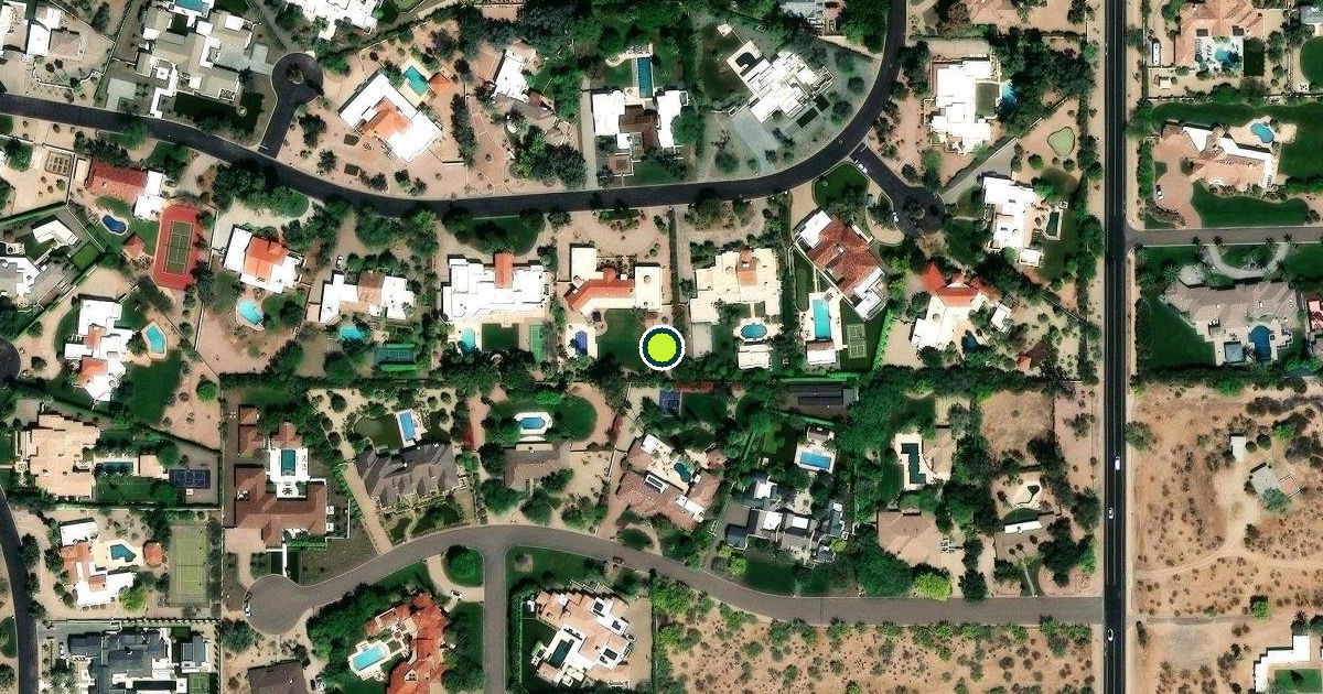 Satellite view of Paradise Valley Pickleball Courts