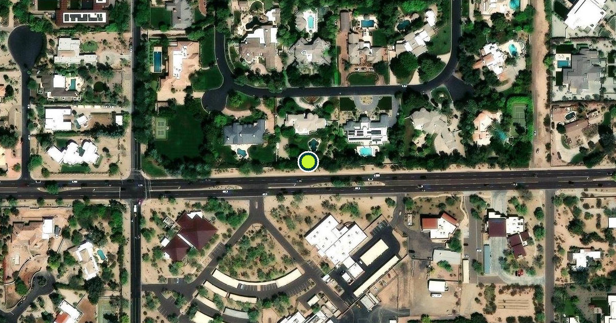 Satellite view of Paradise Valley Pickleball Courts