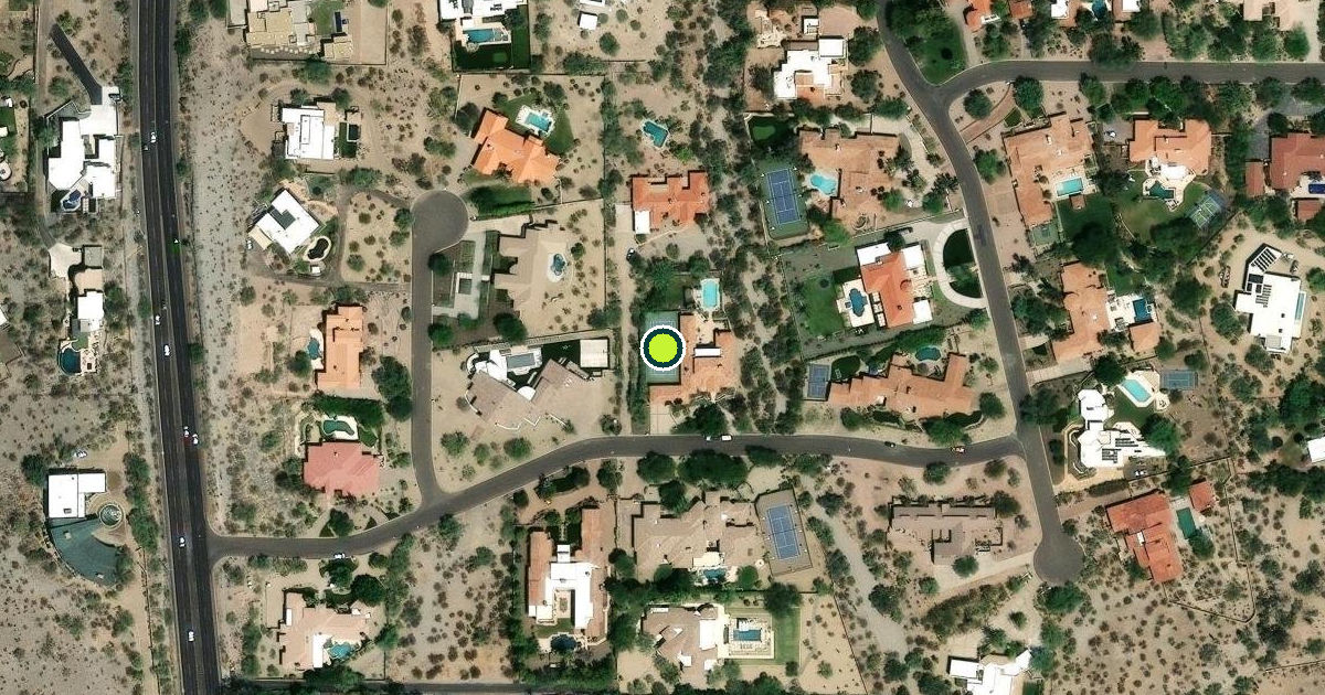 Satellite view of Paradise Valley Pickleball Courts