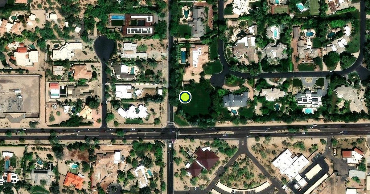 Satellite view of Paradise Valley Pickleball Courts