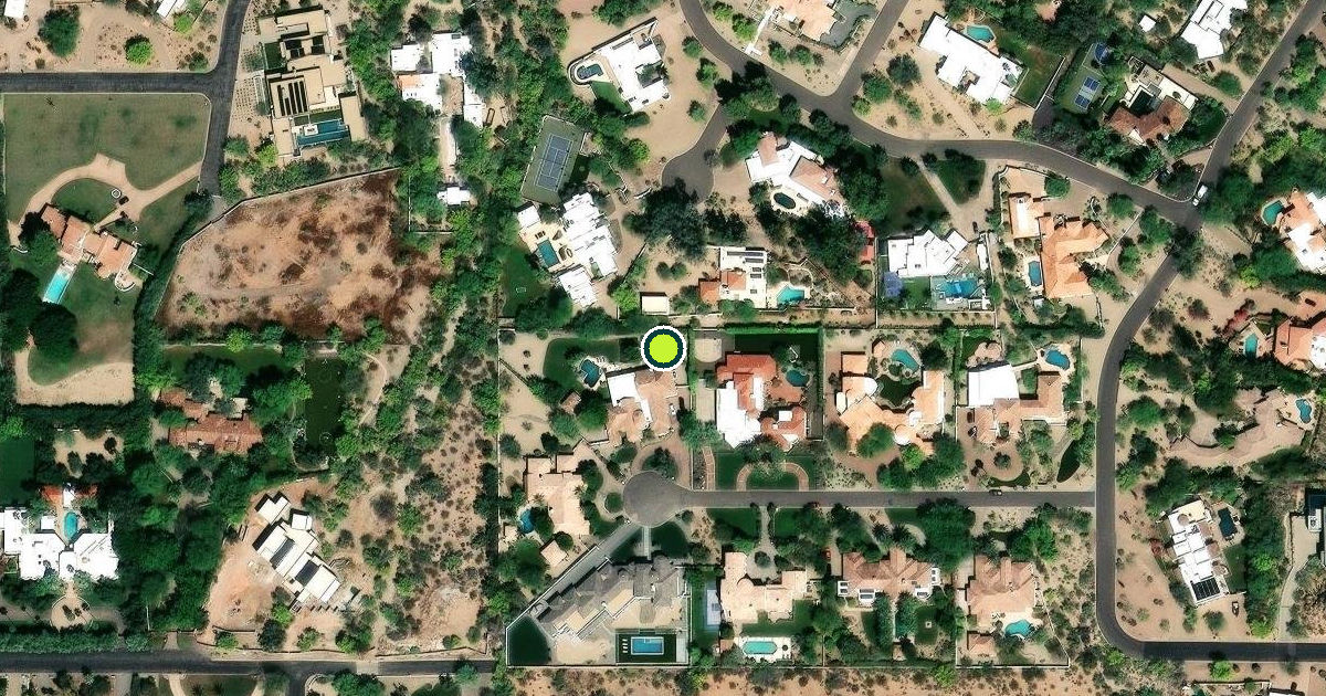 Satellite view of Paradise Valley Pickleball Courts