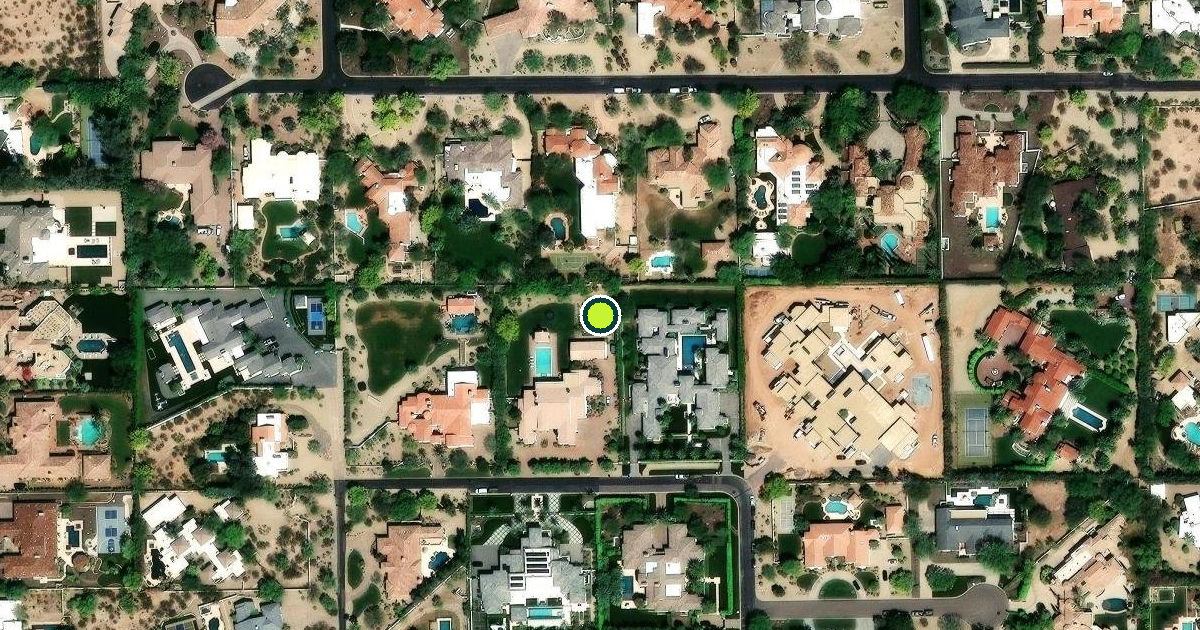 Satellite view of Paradise Valley Pickleball Courts