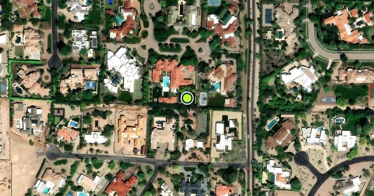 Satellite view of Paradise Valley Pickleball Courts