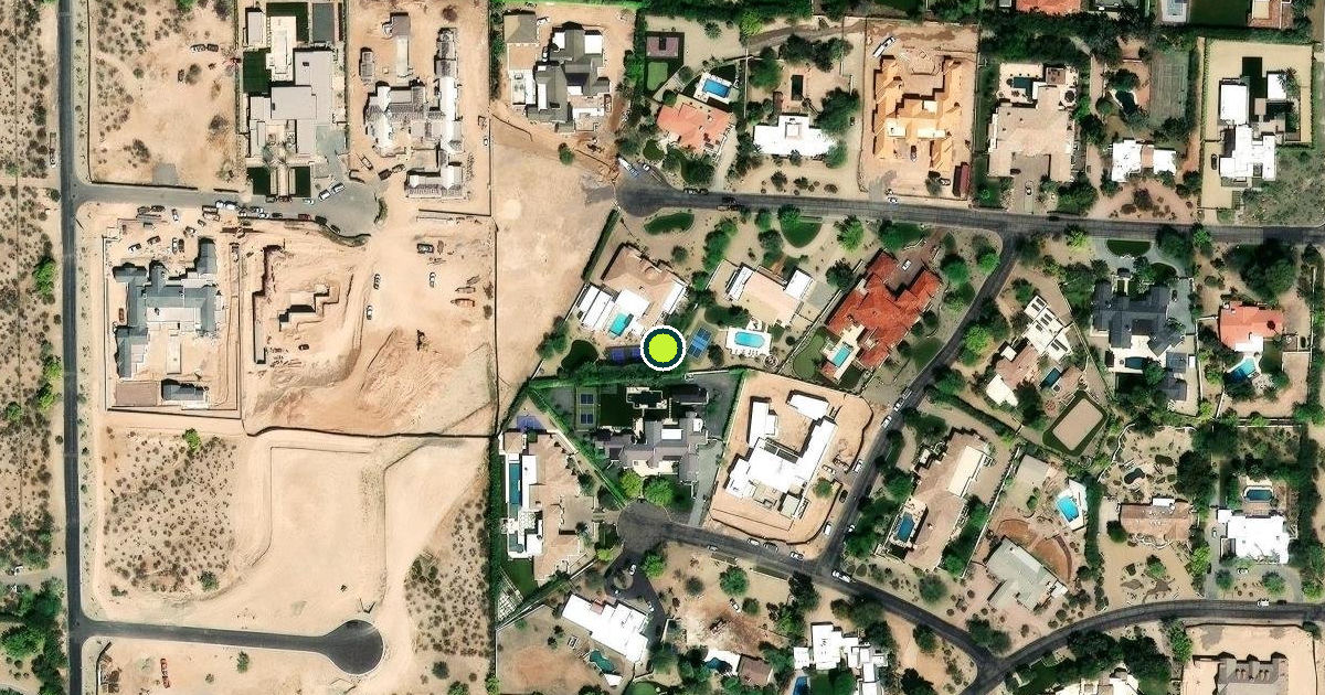 Satellite view of Paradise Valley Pickleball Courts