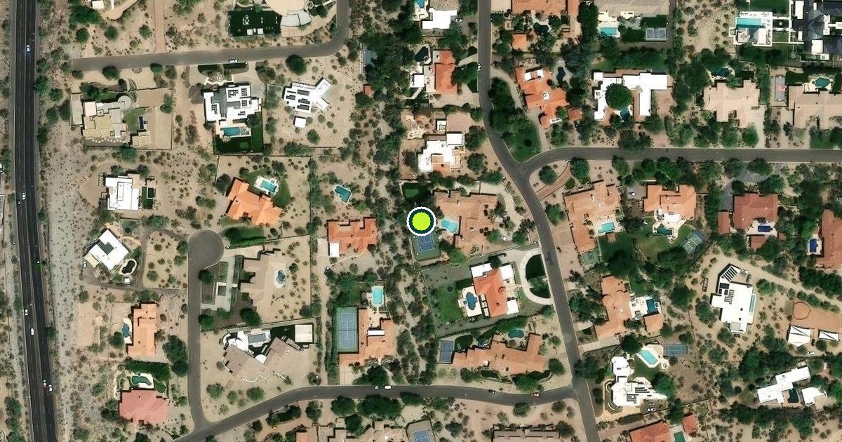 Satellite view of Paradise Valley Pickleball Courts