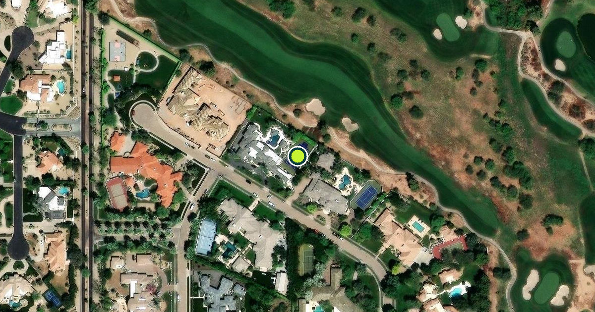 Satellite view of Paradise Valley Pickleball Courts