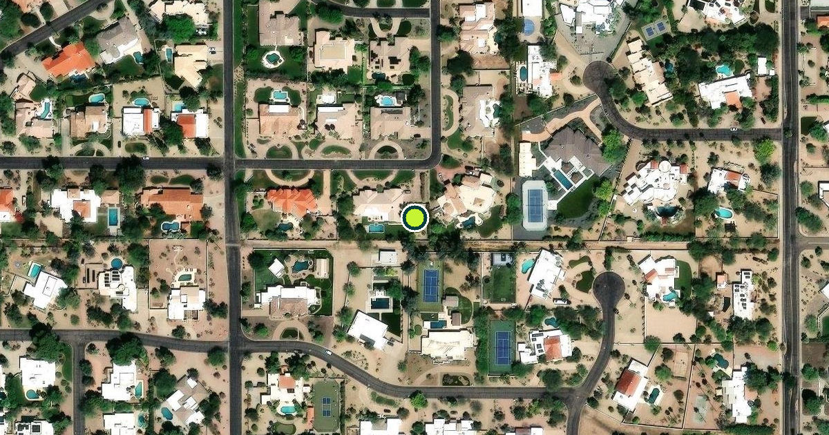 Satellite view of Paradise Valley Pickleball Courts