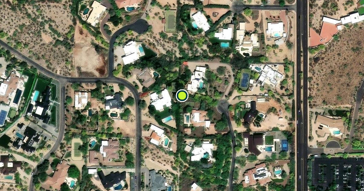 Satellite view of Paradise Valley Pickleball Courts