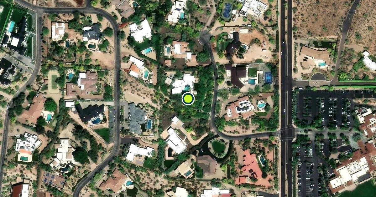 Satellite view of Paradise Valley Pickleball Courts
