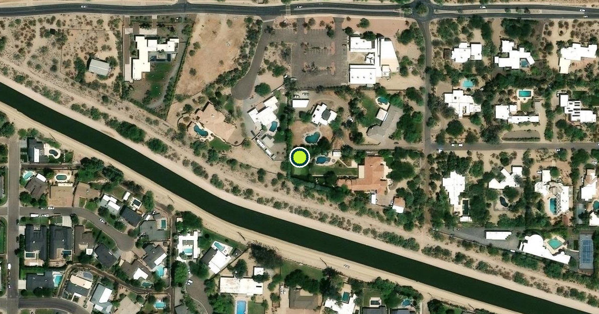 Satellite view of Paradise Valley Pickleball Courts