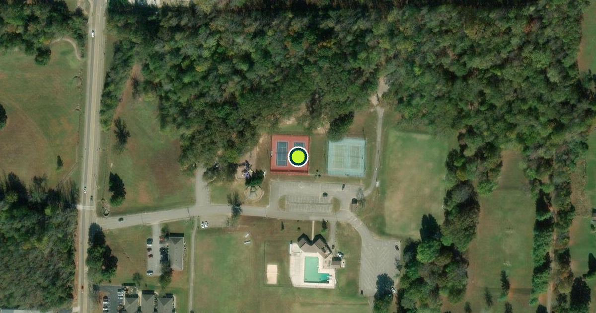 Satellite view of Paris Pickleball Courts