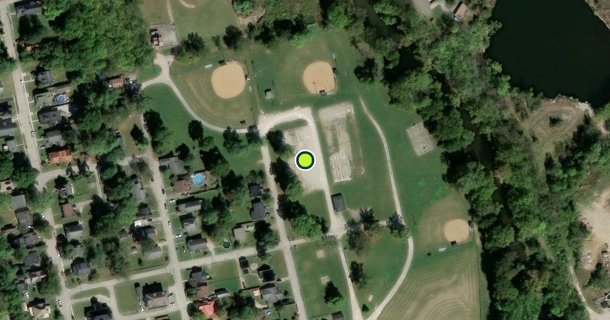 Satellite view of Paris Pickleball Courts