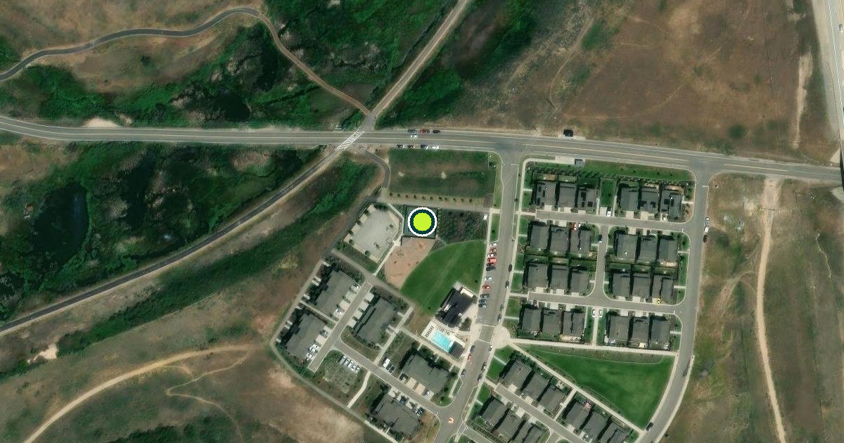 Satellite view of Park City Pickleball Courts