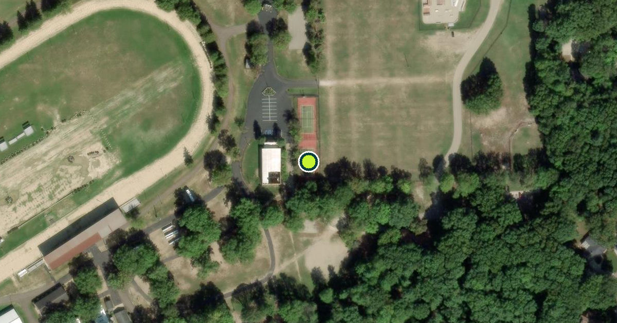 Satellite view of Park Township Pickleball Courts