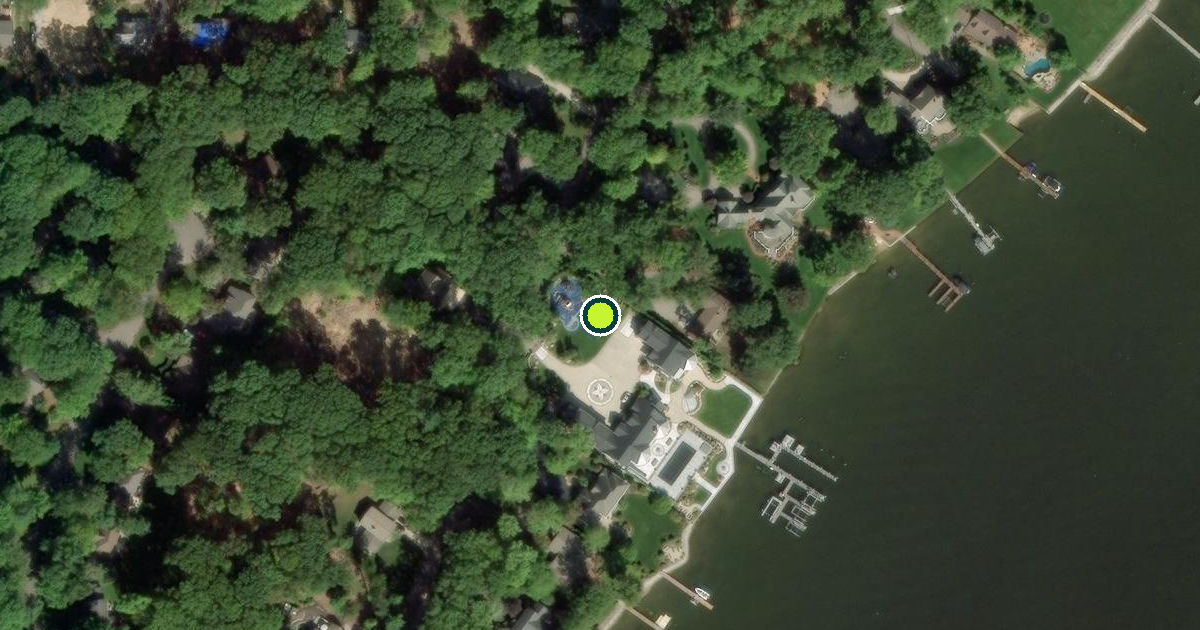 Satellite view of Park Township Pickleball Courts