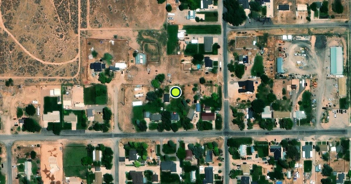 Satellite view of Parowan Pickleball Courts