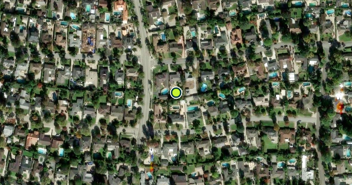 Satellite view of Pasadena Pickleball Courts