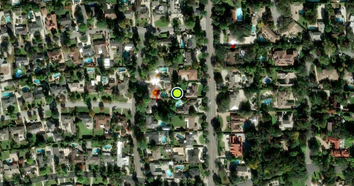 Satellite view of Pasadena Pickleball Courts