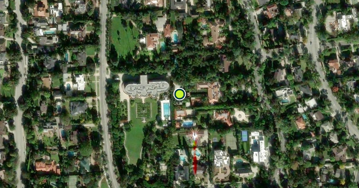 Satellite view of Pasadena Pickleball Courts