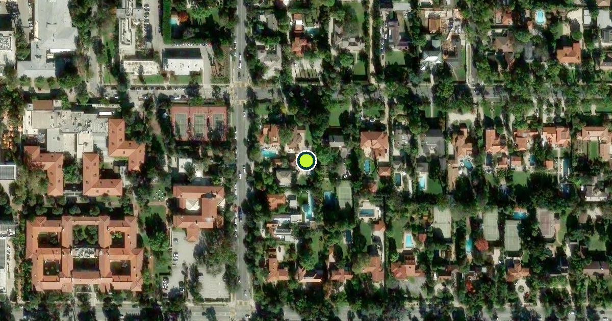 Satellite view of Pasadena Pickleball Courts