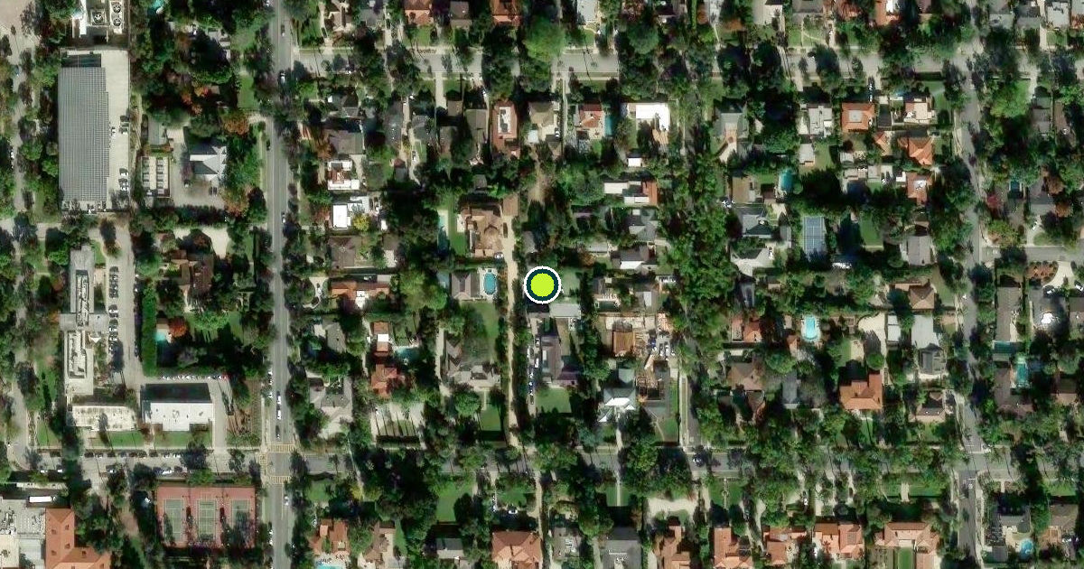 Satellite view of Pasadena Pickleball Courts