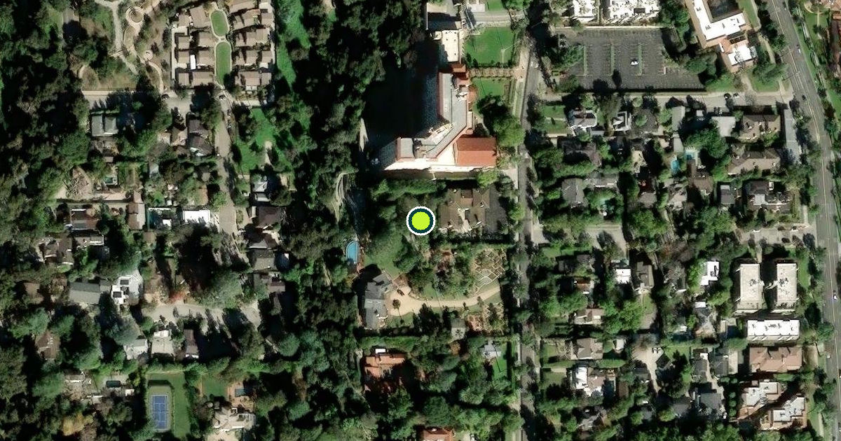 Satellite view of Pasadena Pickleball Courts