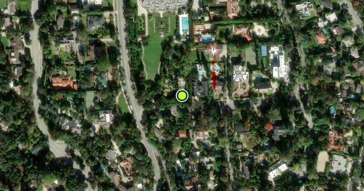 Satellite view of Pasadena Pickleball Courts
