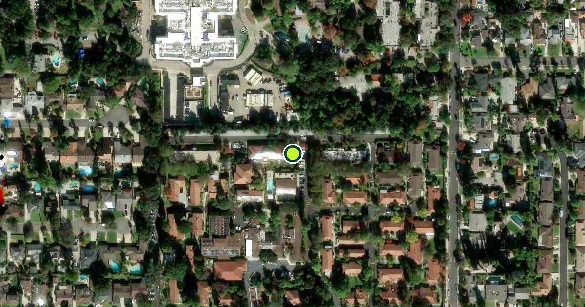 Satellite view of Pasadena Pickleball Courts
