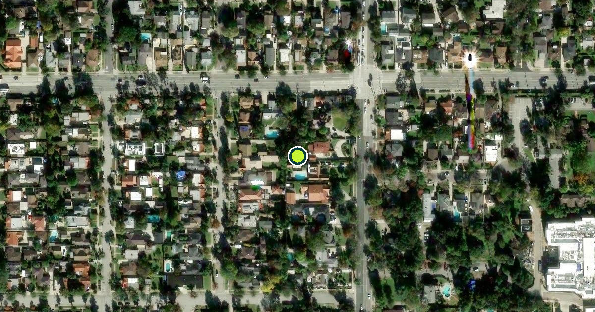 Satellite view of Pasadena Pickleball Courts