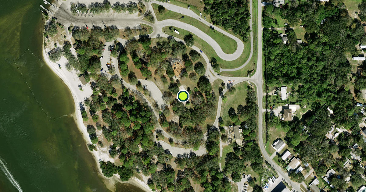 Satellite view of Pasco County Pickleball Courts