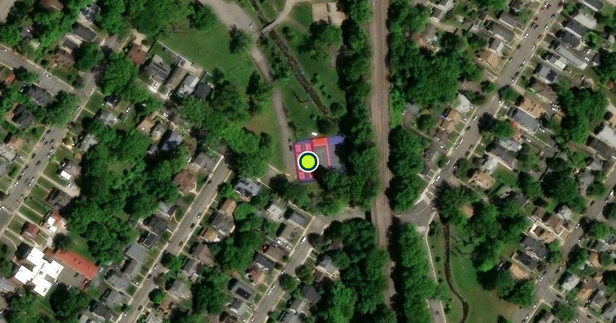 Satellite view of Passaic Pickleball Courts