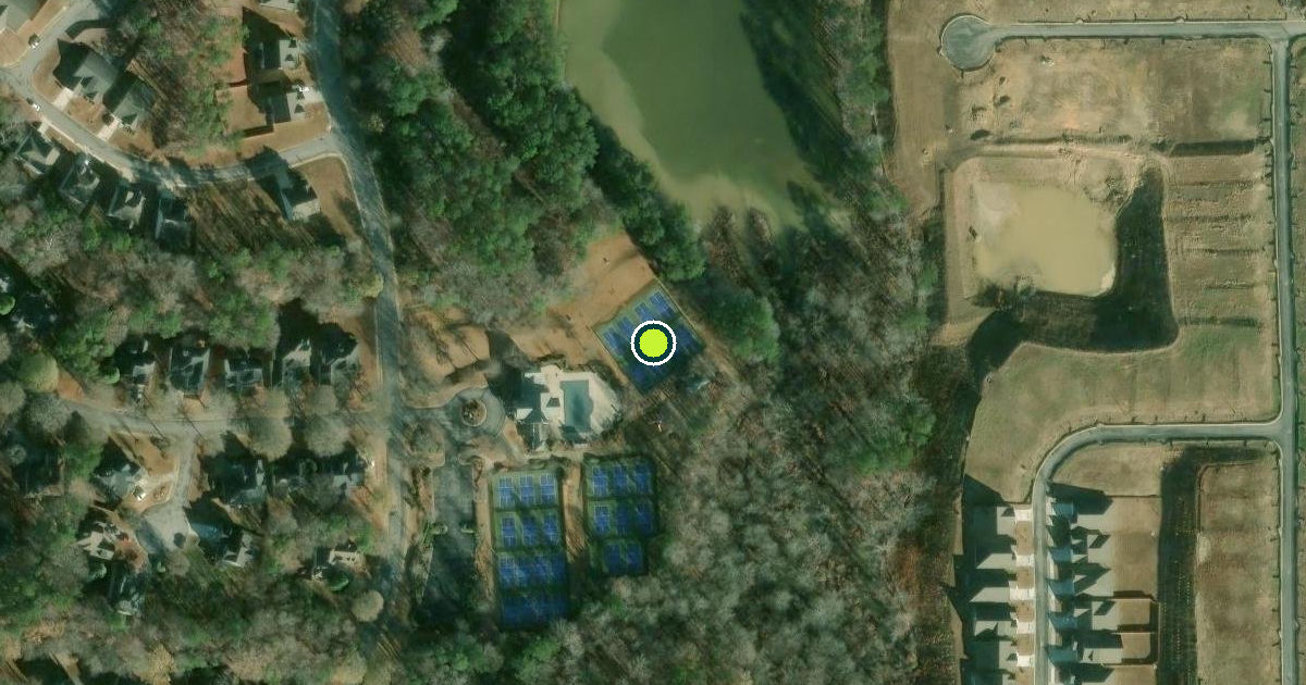 Satellite view of Paulding County Pickleball Courts