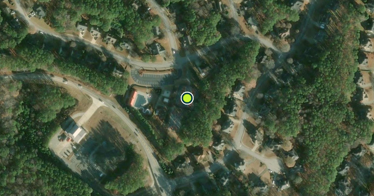 Satellite view of Paulding County Pickleball Courts