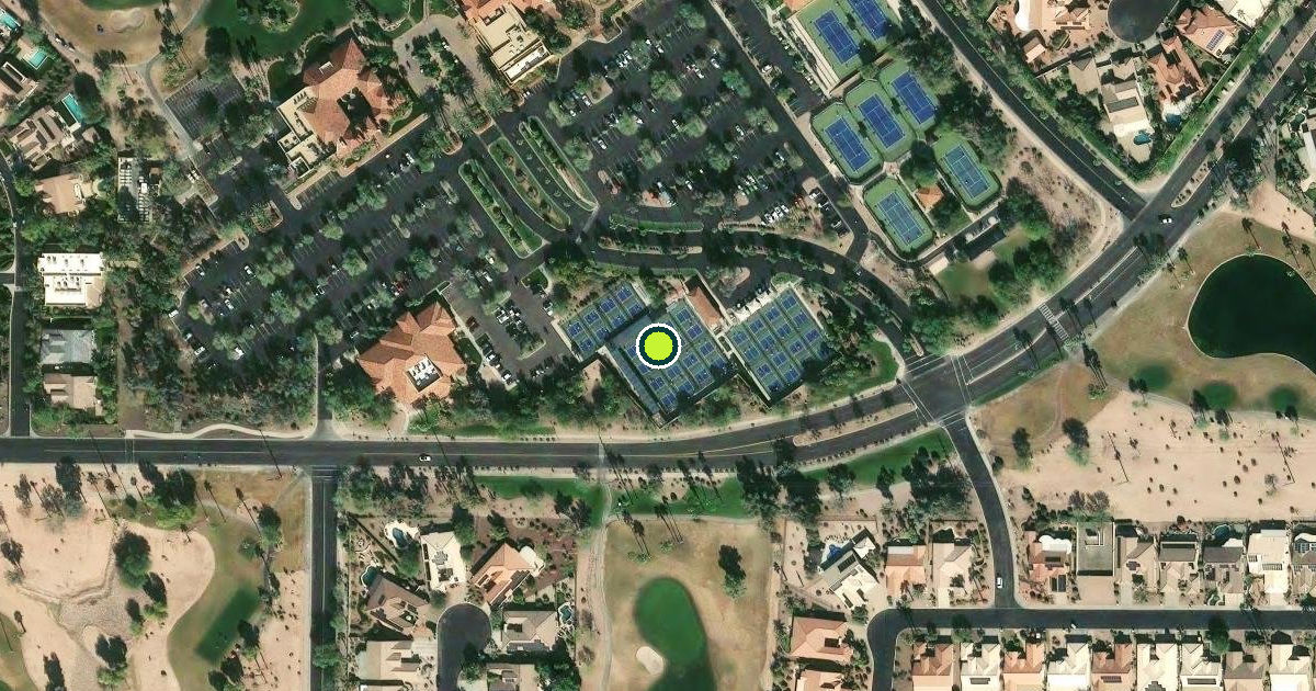 Satellite view of PebbleCreek Pickleball Club