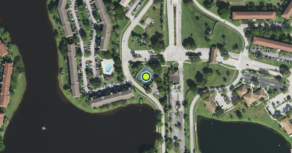 Satellite view of Pembroke Pines Pickleball Courts