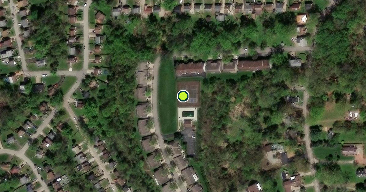 Satellite view of Penn Hills Pickleball Courts