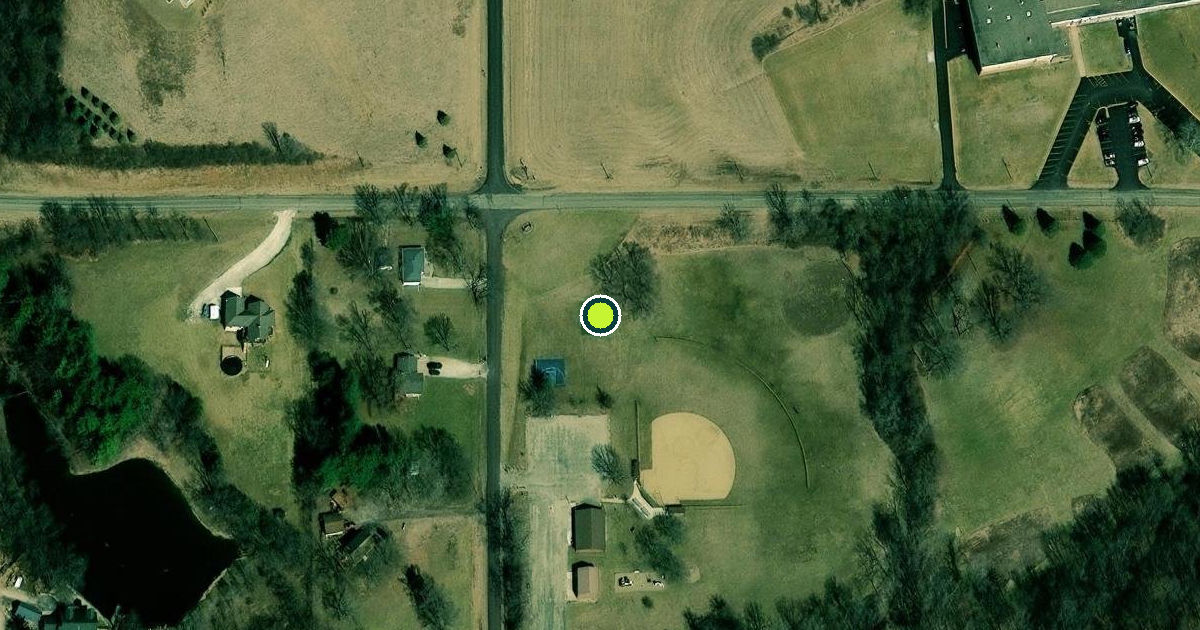 Satellite view of Peoria County Pickleball Courts