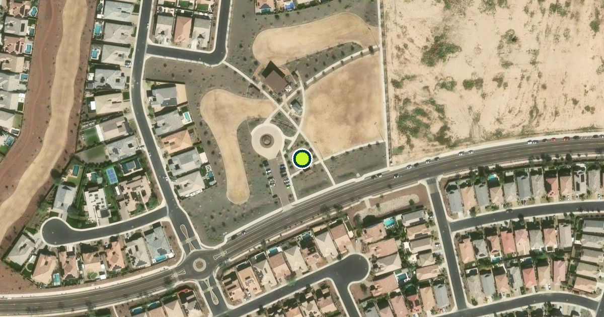 Satellite view of Peoria Pickleball Courts