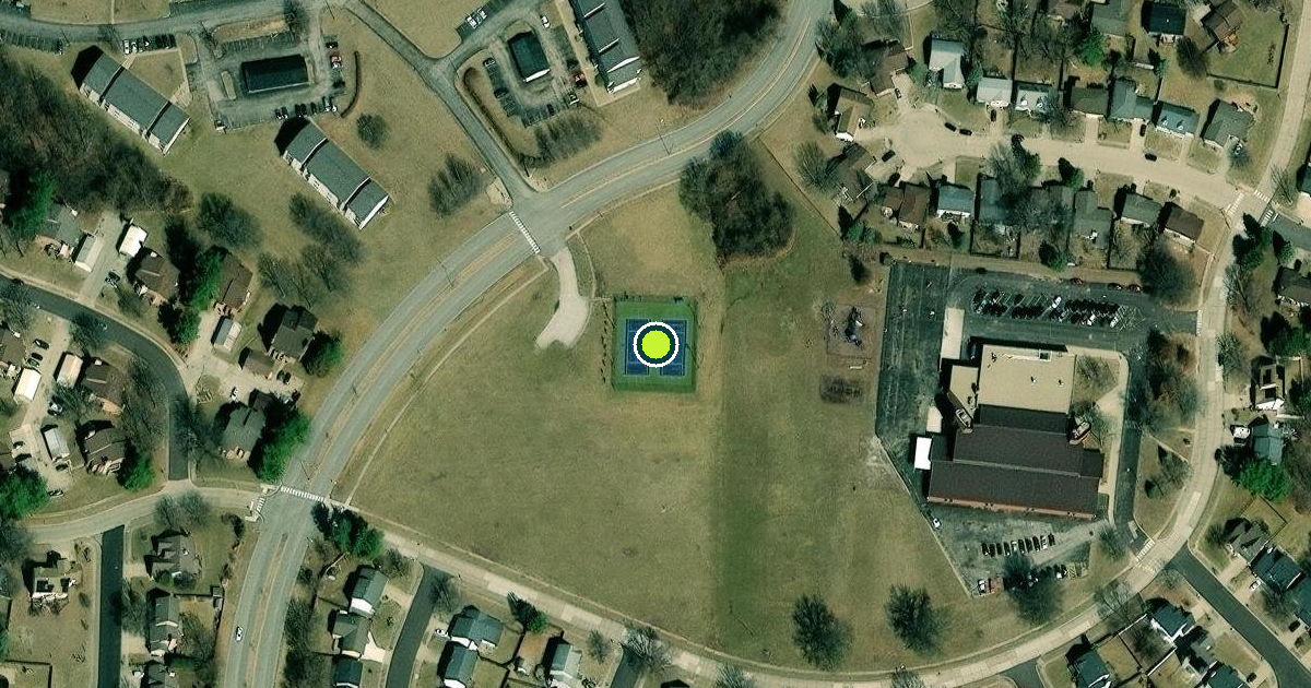 Satellite view of Peoria Pickleball Courts